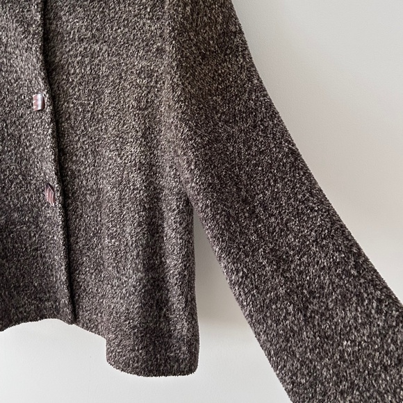 Vintage Gray Button Up Swing Jacket - Picture 5 of 16